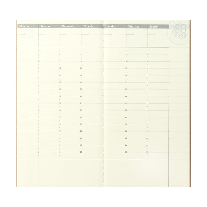 018 - Weekly Planner Refill for Traveler’s Notebook