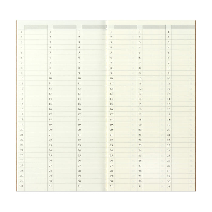 018 - Weekly Planner Refill for Traveler’s Notebook