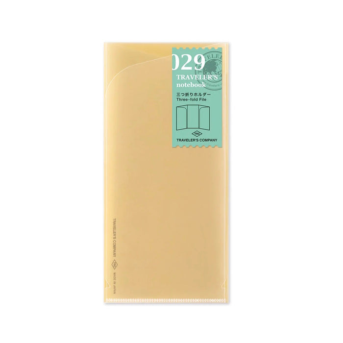 029 - Three-Fold File for Traveler's Notebook
