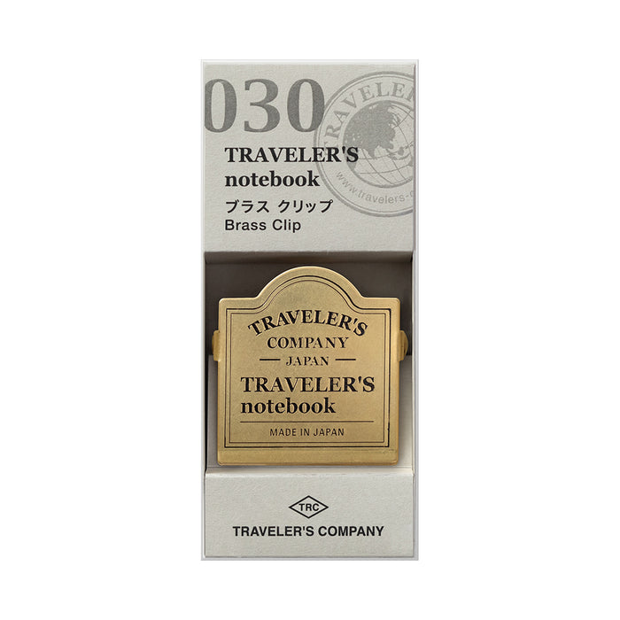 030 | Traveler’s Brass Notebook Clip
