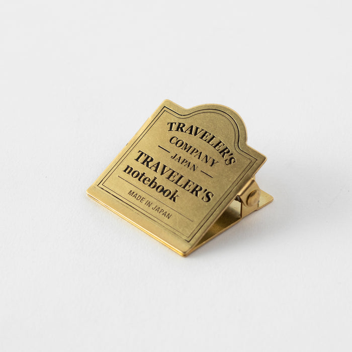 030 | Traveler’s Brass Notebook Clip