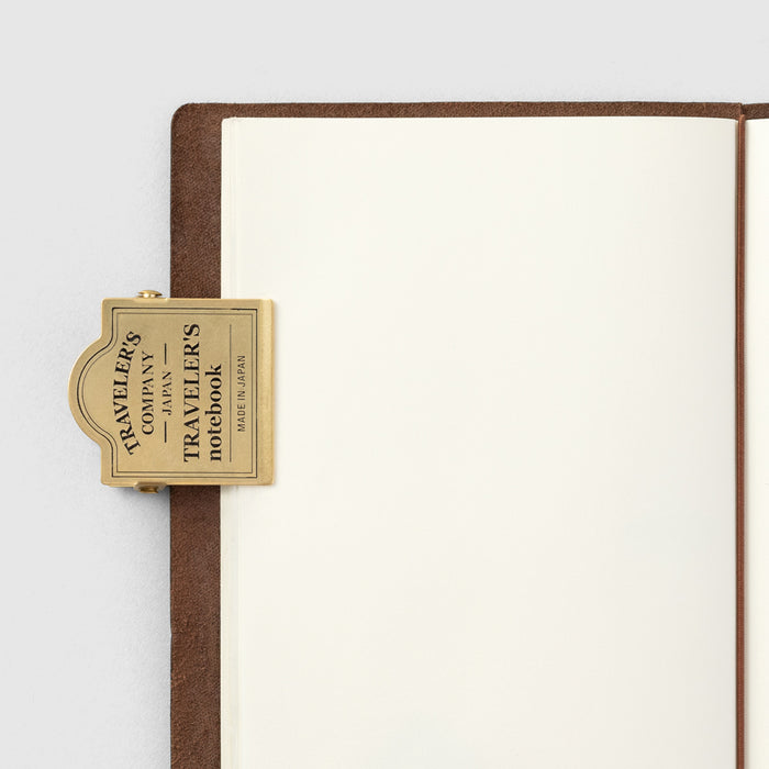 030 | Traveler’s Brass Notebook Clip