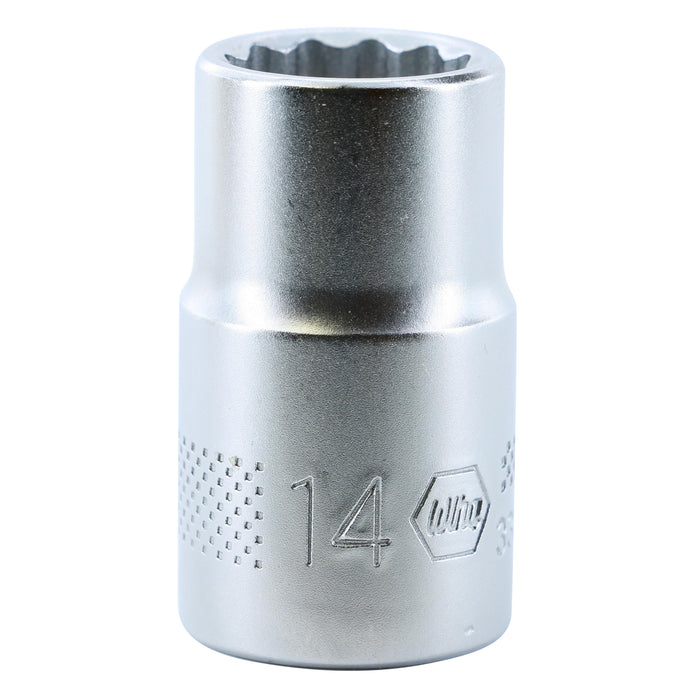 Wiha 33830 12 Point - 1/2" Drive Socket 14.0mm