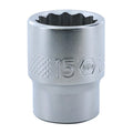 Wiha 33730 12 Point - 3/8 Inch Drive Socket - 15.0mm