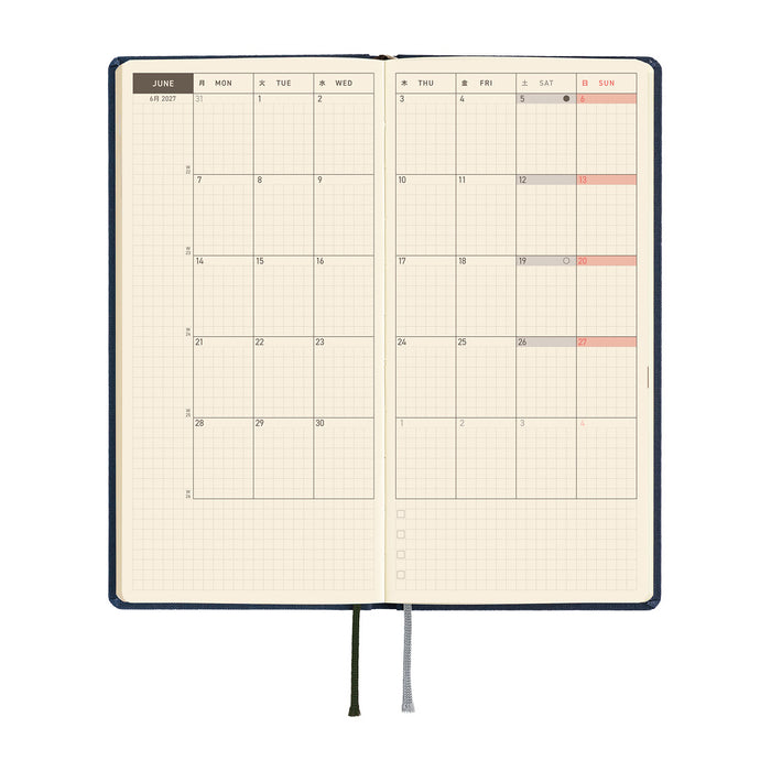 2027 HOBONICHI | WEEKS MEGA | Midnight Blue