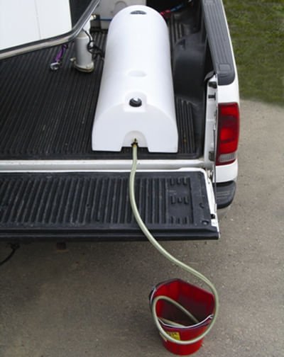 48 Gallon Half Moon Lay Down Water Caddy - HQH1 - 2