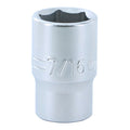 Wiha 33313 6 Point - 1/4 Inch Drive Socket - 7/16" x 25mm