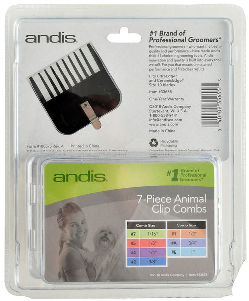7 - Piece Animal Clip Comb Set - AC114 - 7pc - 2