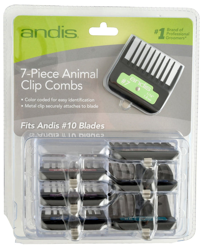 7 - Piece Animal Clip Comb Set - AC114 - 7pc - 3