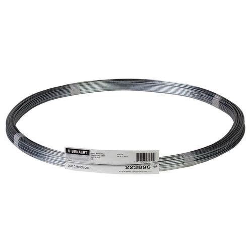 9 Gauge Class 3 Galvanized Smooth Wire Coil – 175 ft, 10 lb, DOT Approved for Fencing & Outdoor Use - BE223 - 1