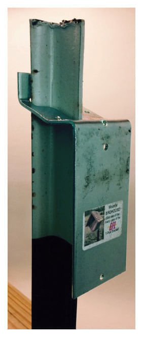 90 Degree T - Post Vertical Mounting Bracket - EFLAF - 90 Degree 2" T - Post Bracket - 2