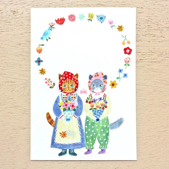 Aiko Fukawa Little Fluffy Friends Postcard Set