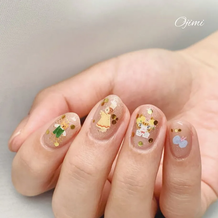 Aiko Fukawa Nail Stickers