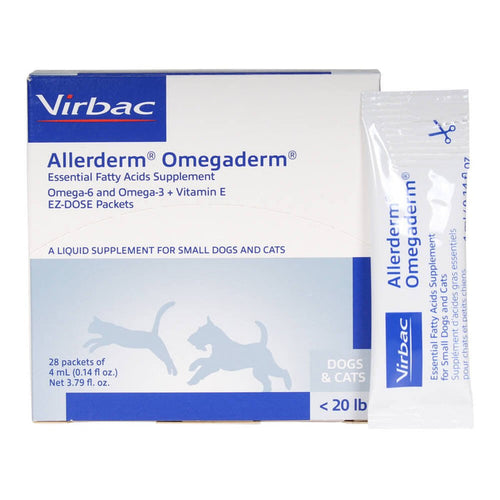 Allerderm Omegaderm EZ Dose, 4 ml Packets, Small Dogs, 28 ct - 015VRB03-SM - 28 x 4 ml - 1