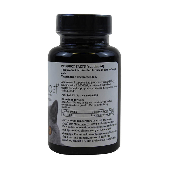 AminAvast for Cats, 60 Capsules - 015BHS-4927 - White - 2