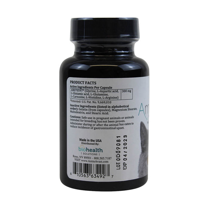 AminAvast for Cats, 60 Capsules - 015BHS-4927 - White - 3