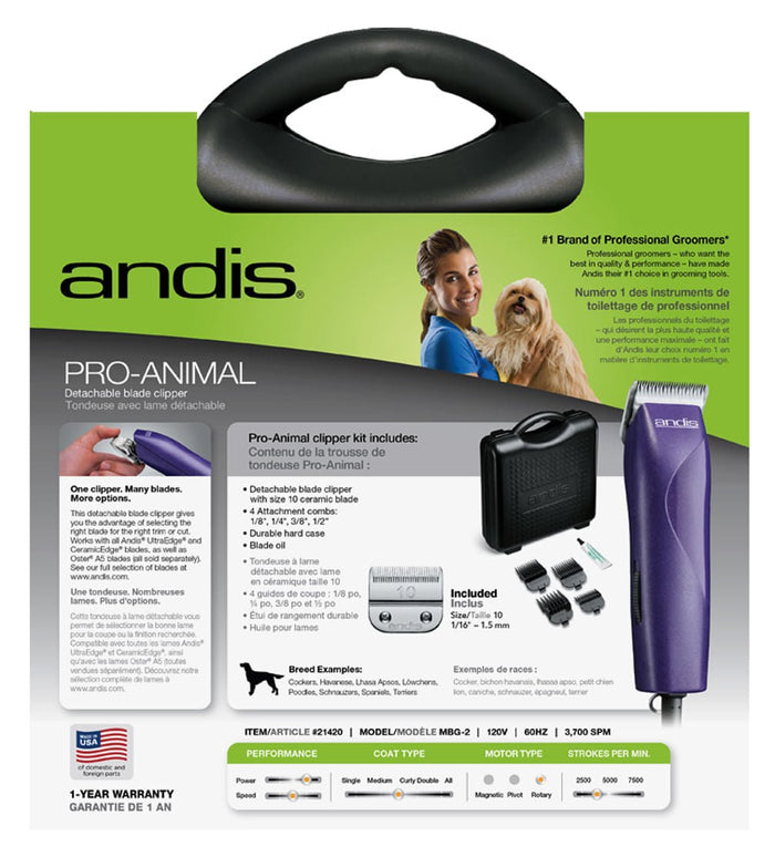 Andis Pro - Animal Clipper Kit - ACP1 - 4