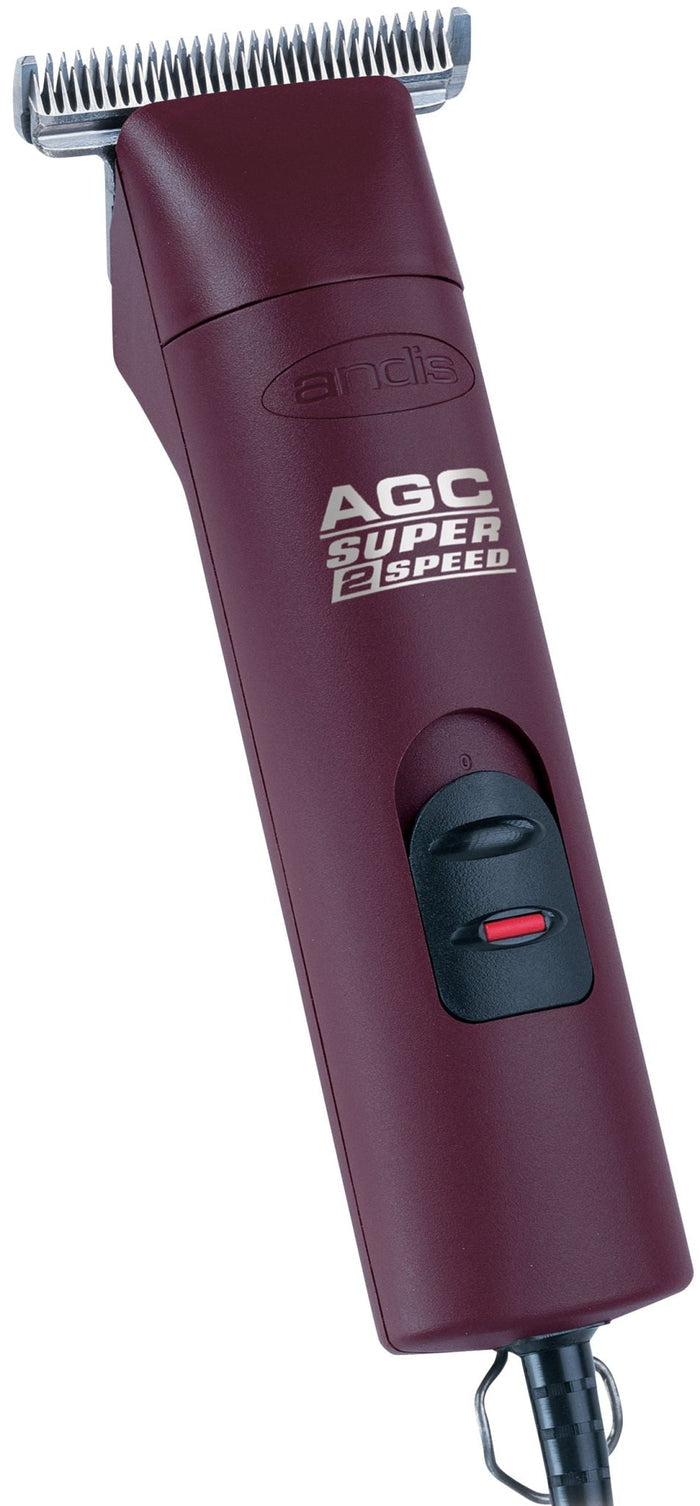 Andis Super 2 - Speed Clipper With T - 84 Blade - ACC4 - AGC2 Super 2 - Speed Clipper With T - 84 Blade, Burgundy - 1