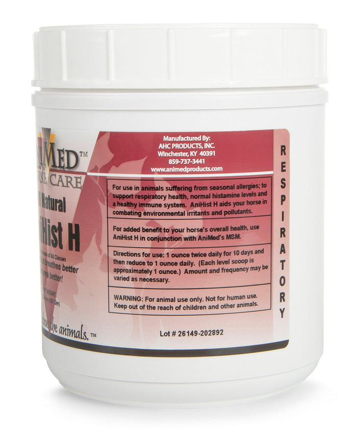 AniHist H Respiratory Supplement for Horses, 20 oz - AXIA - 3