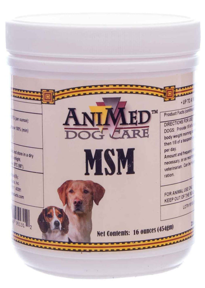 Animed MSM Joint Supplement for Dogs - AXBA - 16 oz - 1