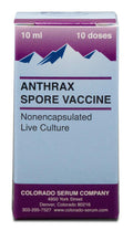 Anthrax Spore Vaccine for Horses & Livestock - C8A1 - 10 Dose - 1