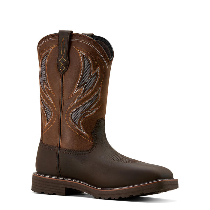 Ariat Men's Activator VentTek Waterproof Steel Toe Work Boot - AJC2 - Dark Brown - 8D - 4