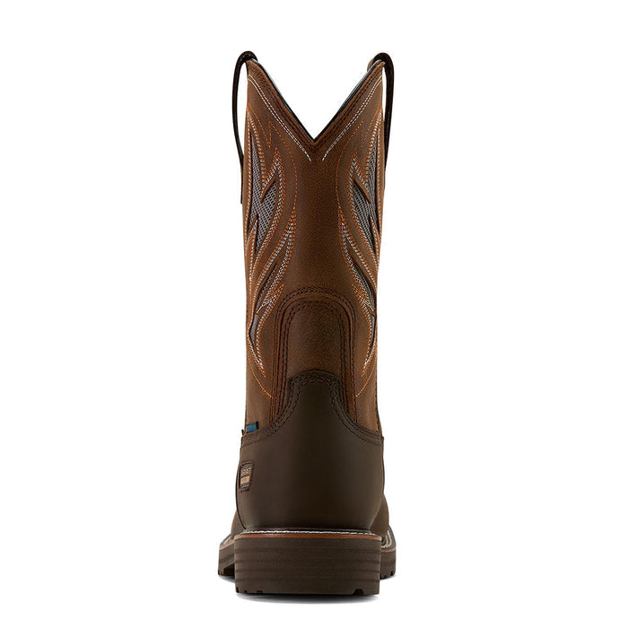Ariat Men's Activator VentTek Waterproof Steel Toe Work Boot - AJC2 - Dark Brown - 8D - 5