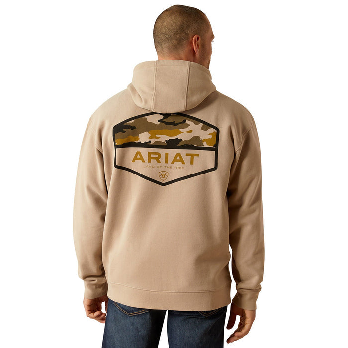 Ariat Men's Camo Hex Hoodie - AI53V - Beige - XXXL - 1