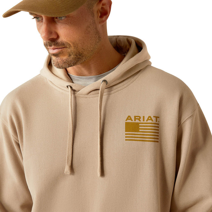 Ariat Men's Camo Hex Hoodie - AI53V - Beige - XXXL - 4