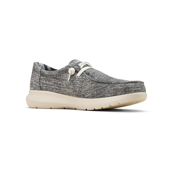 Ariat Men's Hilo Slip - On Shoes – Lightweight Casual Sneakers, Breathable Comfort Footwear - AI58H - Regular - 8 - Grey - 4