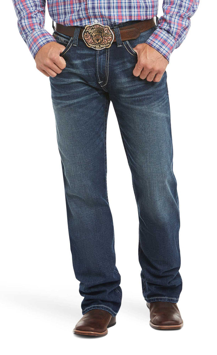 Ariat Men's M4 Low Rise Stretch Adkins Boot Cut Jean - AI2CQ - 28x30 - 1