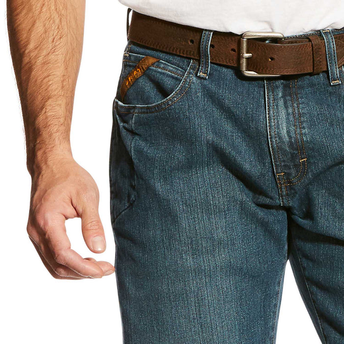 Ariat Men's Rebar M4 Relaxed DuraStretch Basic Boot Cut Jean - AI2AW - 29x30 - 2