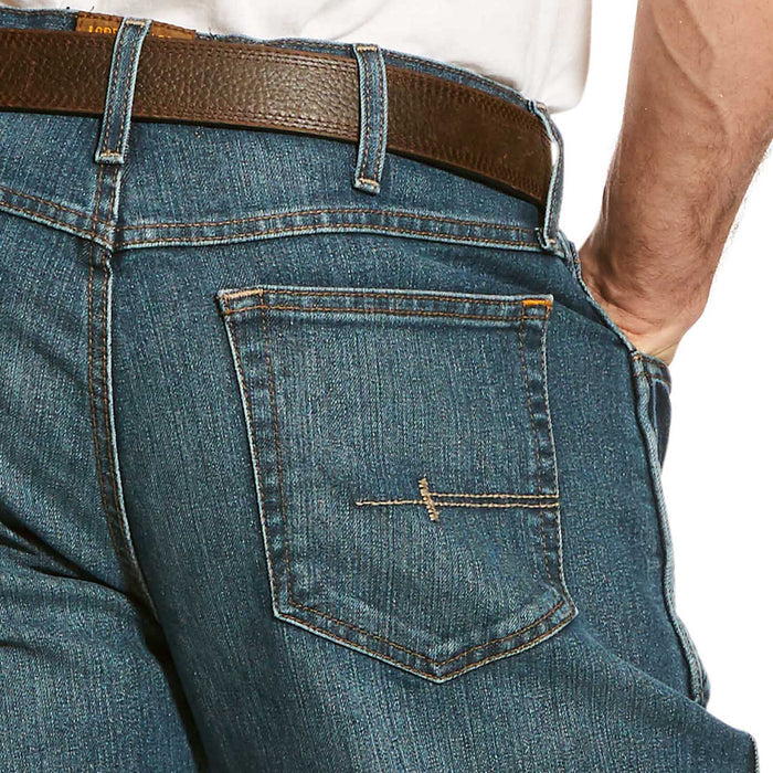 Ariat Men's Rebar M4 Relaxed DuraStretch Basic Boot Cut Jean - AI2AV - 28x30 - 8