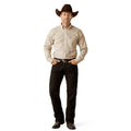 Ariat Men's Wrinkle Free Fraiser Longsleeve Fitted Shirt - AI57K - Cream - Small - 1