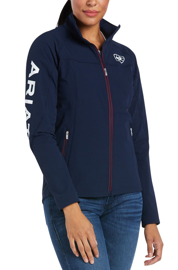 Ariat Women's 2.0 Agile Softshell Team Jacket - AIQ4 - Small - Navy - 1
