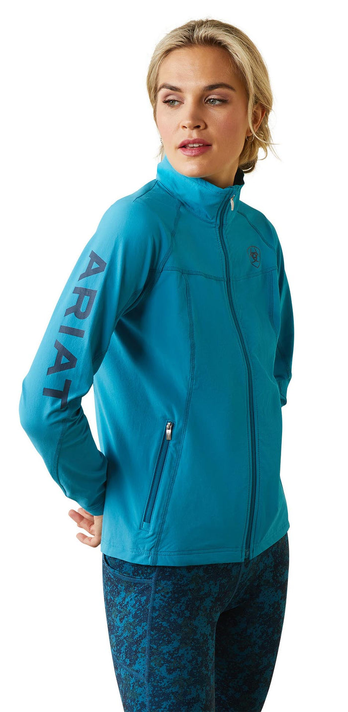 Ariat Women's Agile Softshell Jacket, Mosaic Blue - AI258 - XSmall - 1