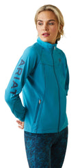 Ariat Women's Agile Softshell Jacket, Mosaic Blue - AI258 - XSmall - 1