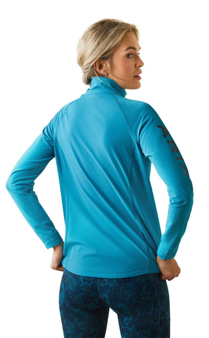 Ariat Women's Agile Softshell Jacket, Mosaic Blue - AI259 - Small - 5