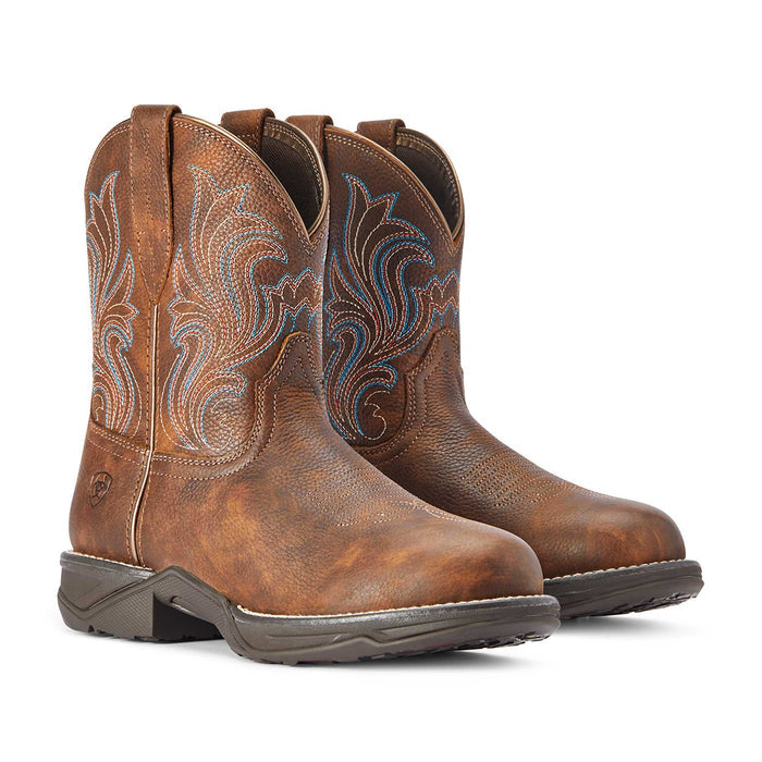 Ariat Women's Anthem Round Toe Shortie Boot, Copper Kettle - AI1AB - 6 B (Extra Narrow) - 1