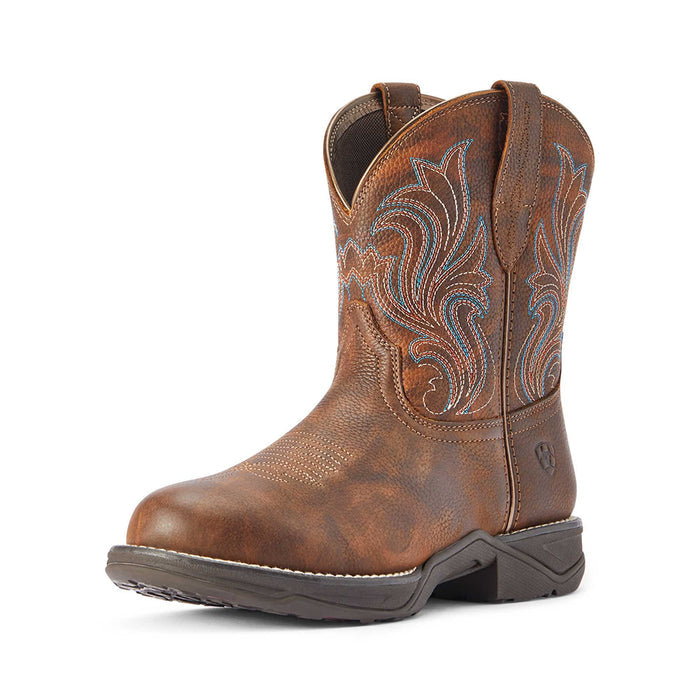 Ariat Women's Anthem Round Toe Shortie Boot, Copper Kettle - AI1AB - 6 B (Extra Narrow) - 2