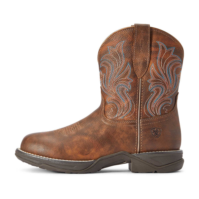 Ariat Women's Anthem Round Toe Shortie Boot, Copper Kettle - AI1AB - 6 B (Extra Narrow) - 3