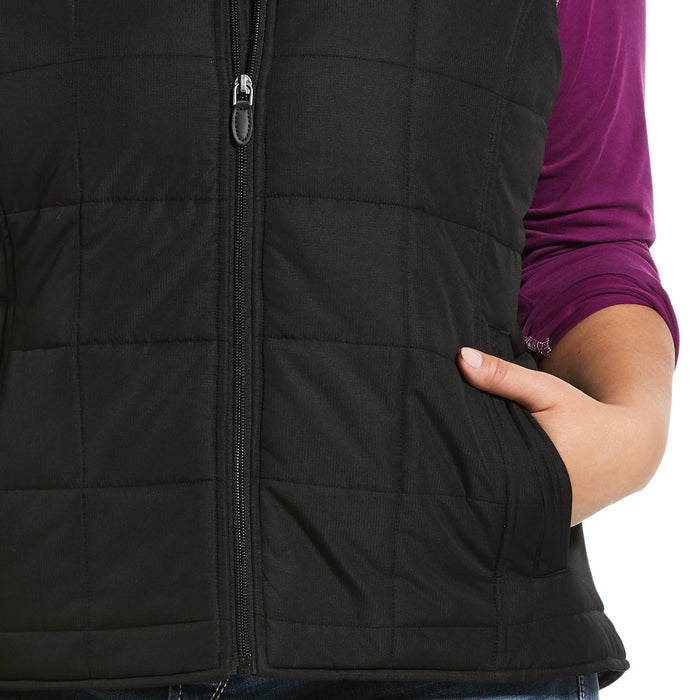 Ariat Women's Crius Insulated Vest - AI2KL - Black - Medium - 8