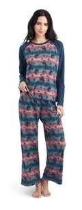 Ariat Women's Pajama Set, Bucking Serape - AI1KV - XSmall - 1