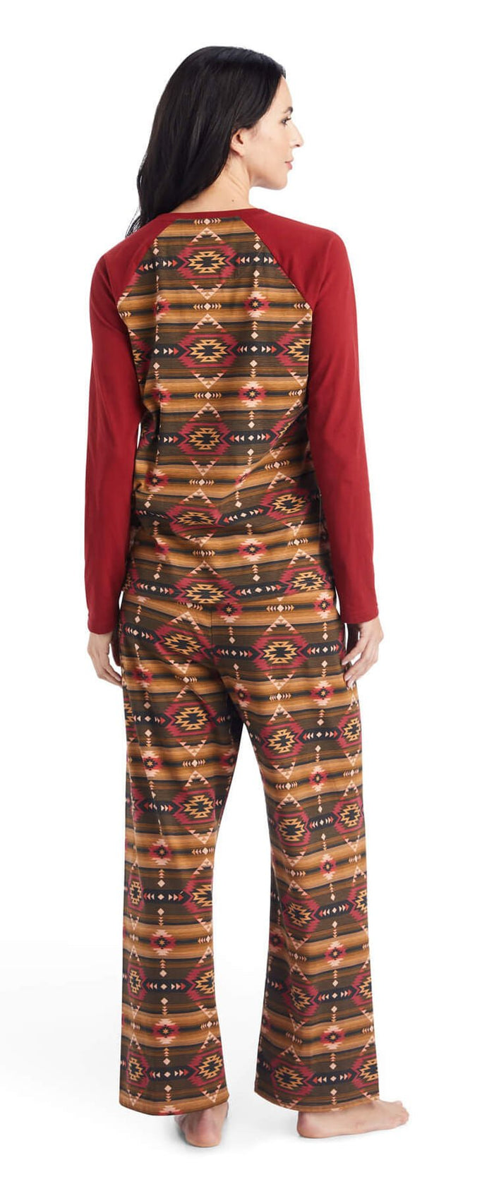 Ariat Women's Pajama Set, Southwestern - AI1K7 - XSmall - 2