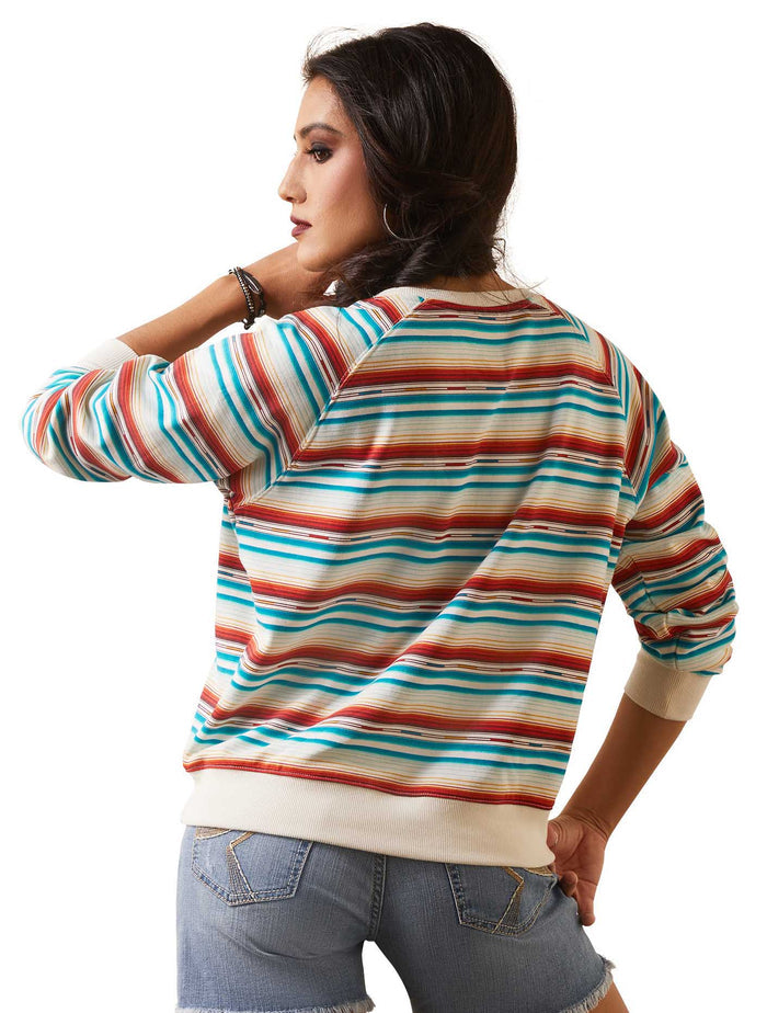 Ariat Women's R.E.A.L. Rosa Serape Sweatshirt - AI21N - Multi - Small - 2