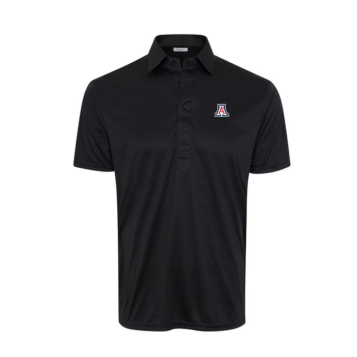 Arizona Semi-Spread Collar Polo Black