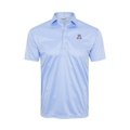 Arizona Semi-Spread Collar Polo Blue Houndstooth
