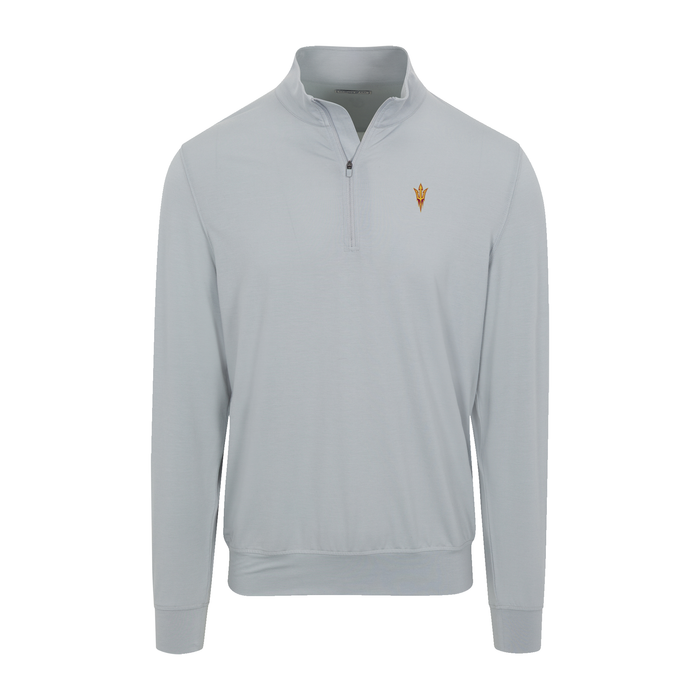 Arizona State Velocity Performance Quarter Zip Light Grey