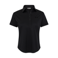 Arrow McLaren Women's Cap Sleeve Semi Spread Polo Black