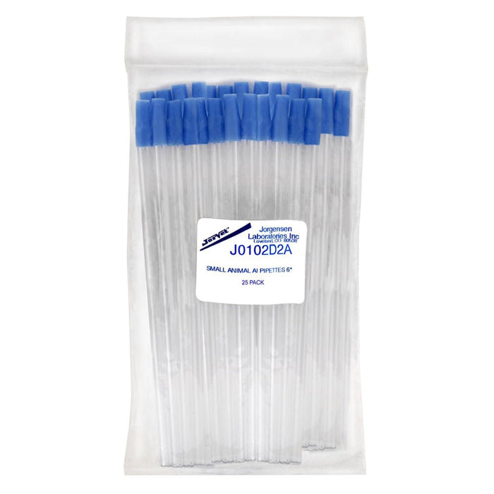 6" Pet Pipettes Infusion, 25 pk - 014JRJ-102D2A - Clear/Blue - 6" inch - 1